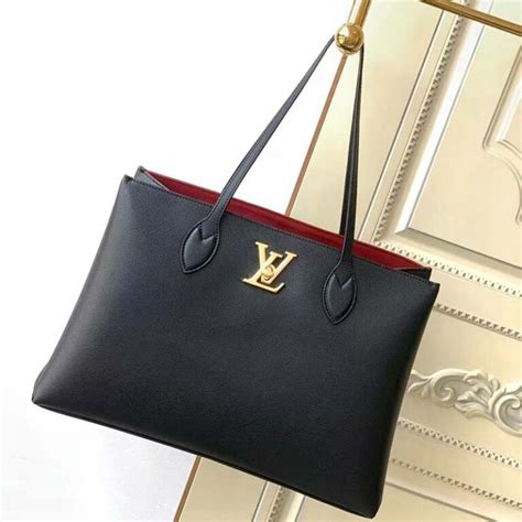 lv lockme shopper bag|louis vuitton lockme bags.